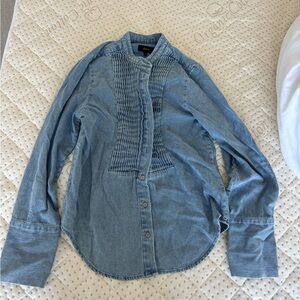 Quince Soft Blue Denim Shirt
